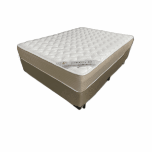 Conjunto Box Castor Queen Revolution Tecnopedic 158 x 198 x 66cm