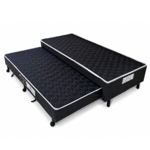 Bicama Solteiro Castor 88 x 188 cm Cinza