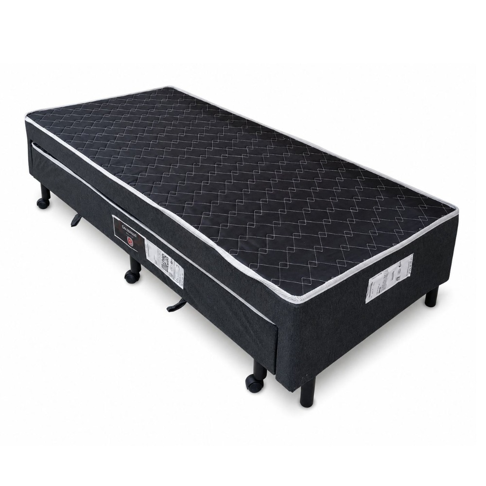 Bicama Solteiro Castor 88 x 188 cm Cinza - Imagem 2