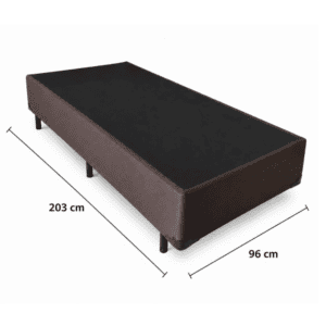 Box Universal Solteirão 96 x 203 cm Linhão Marrom
