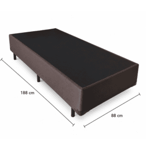 Box Universal Solteiro 088x188 cm Linhão Marrom